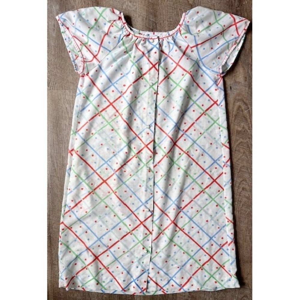 Vintage housecoat‎ robe nightgown size M